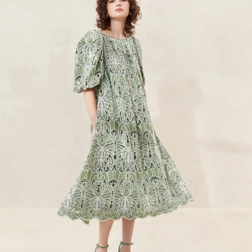 Loeffler Randall New with tags green dress XS